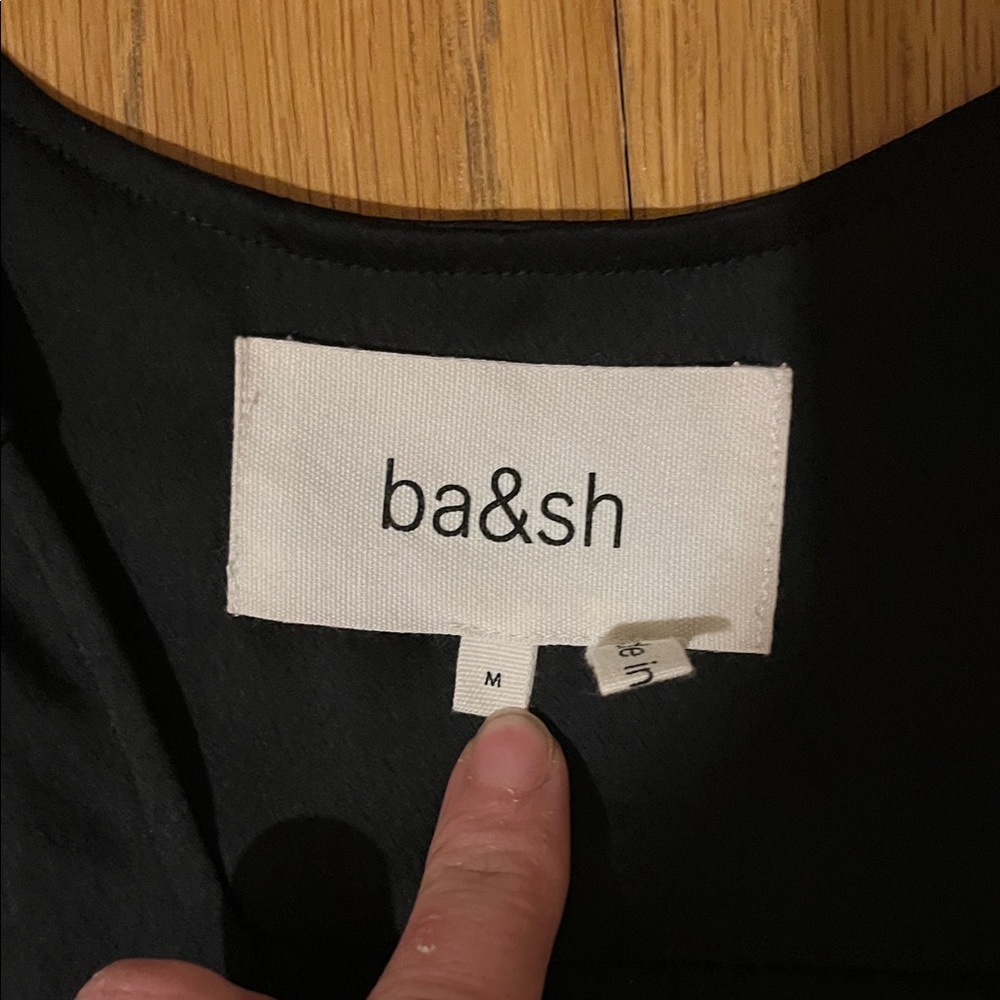 ba&sh Black Button-Down Dress - Picture 2 of 8
